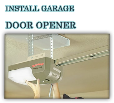 install garage door opener